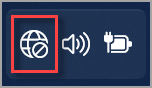 The Network Offline icon in Windows 11., Picture
